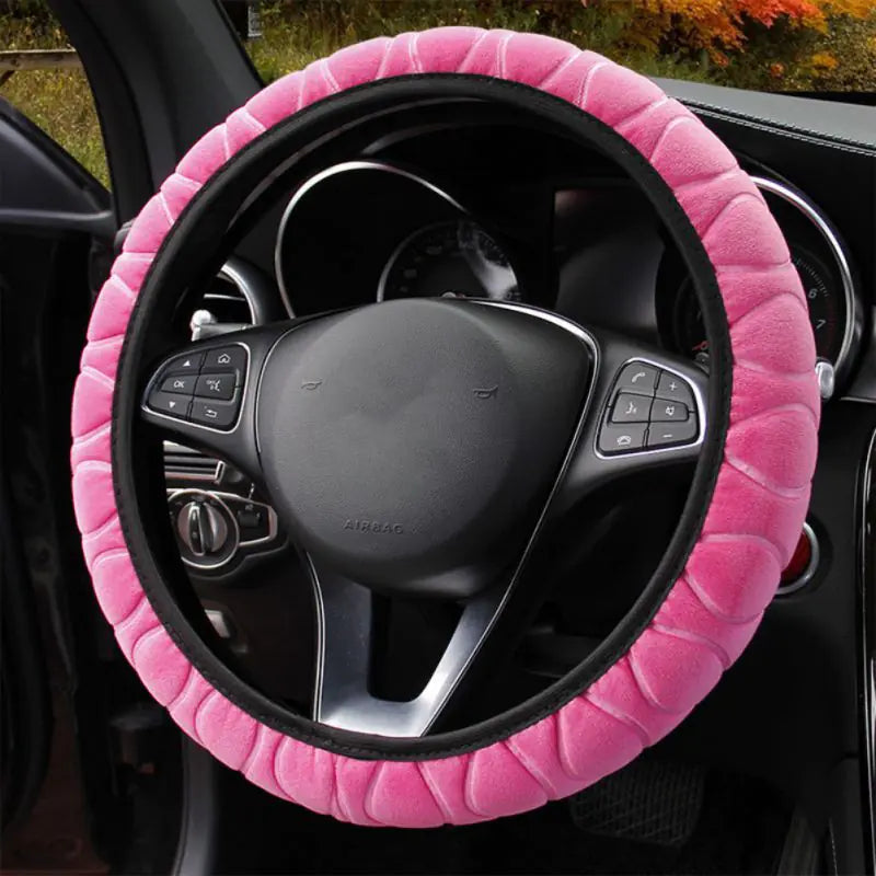 Plush Steering Wheel Cover for Cars