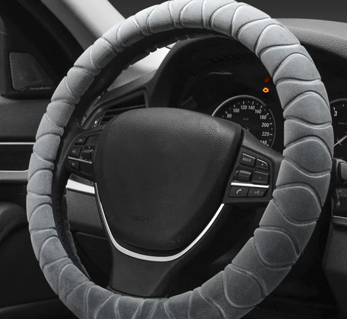 Plush Steering Wheel Cover for Cars