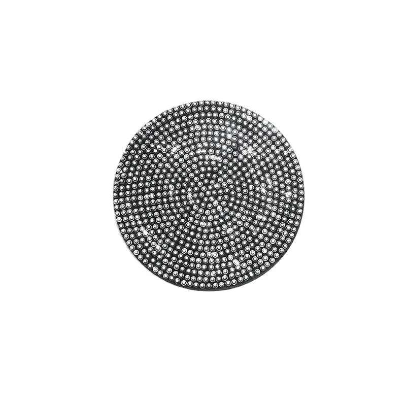 Diamond Car Cup Holder Mat with Soft Silicone Design