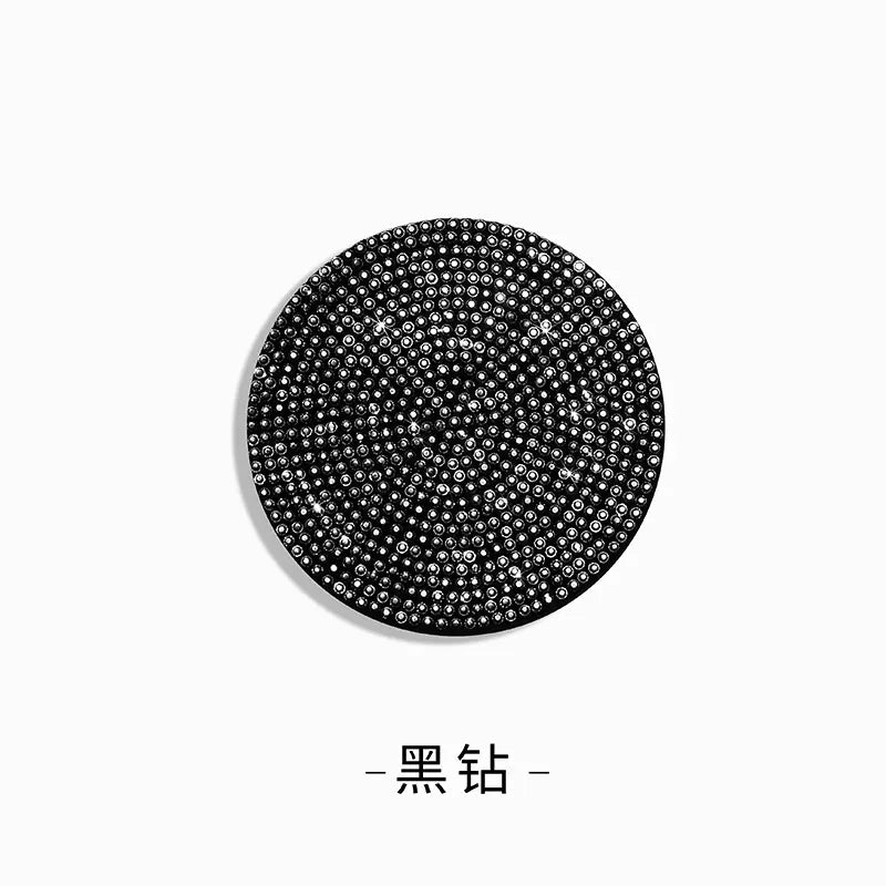 Diamond Car Cup Holder Mat with Soft Silicone Design