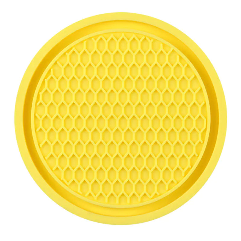 Honeycomb Car Cup Holder Mat with Rhinestones