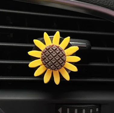 Sunflower Car Vent Air Freshener Clip