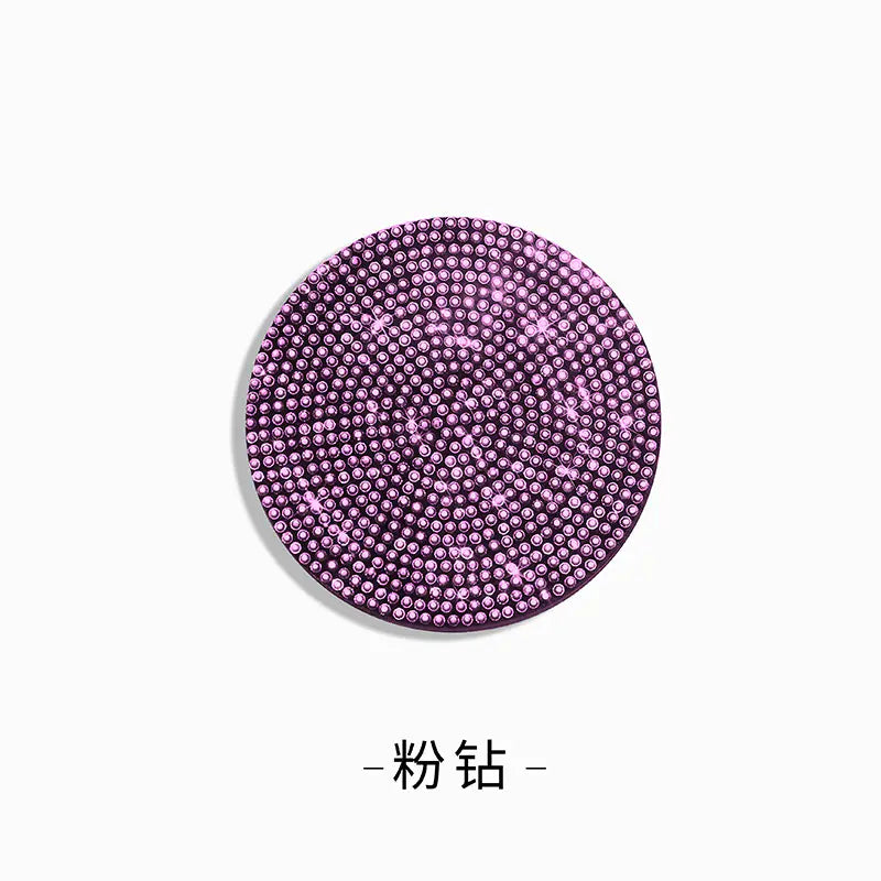 Diamond Car Cup Holder Mat with Soft Silicone Design