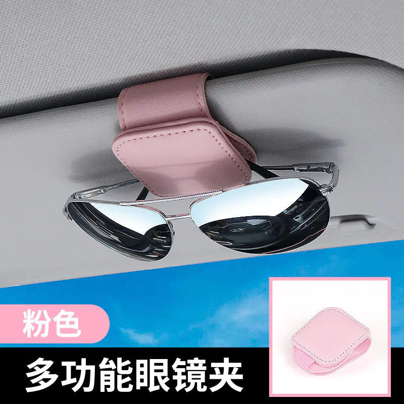 Car Sunglasses Clip Holder for Visor Storage (New)
