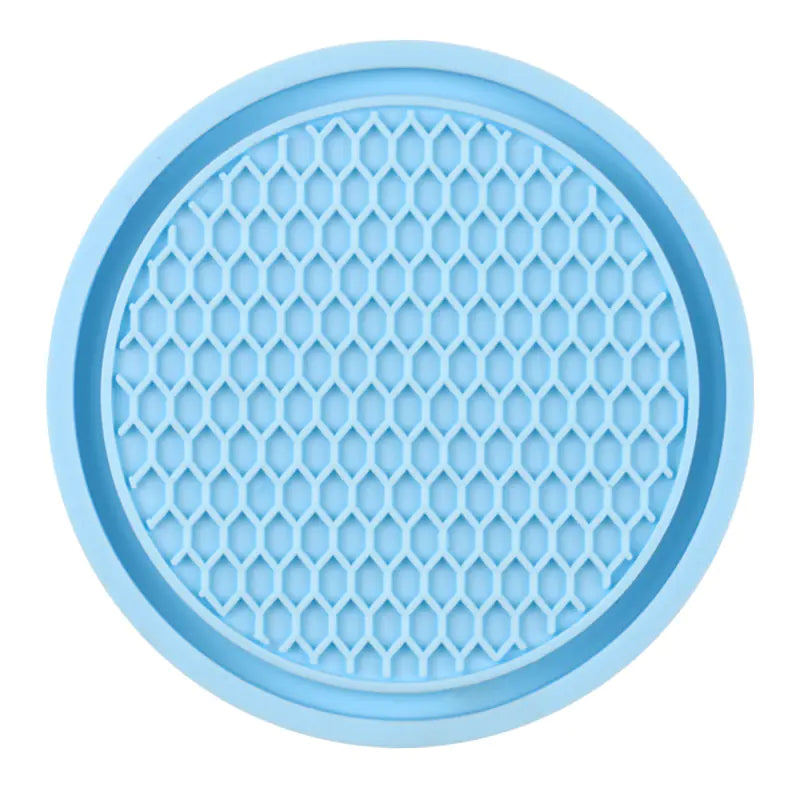 Honeycomb Car Cup Holder Mat with Rhinestones