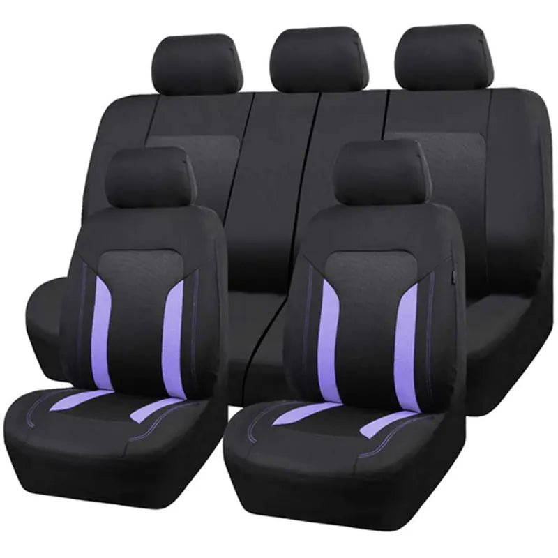 Car Seat Cushion Set in Purple, Pink, and Mint Colors