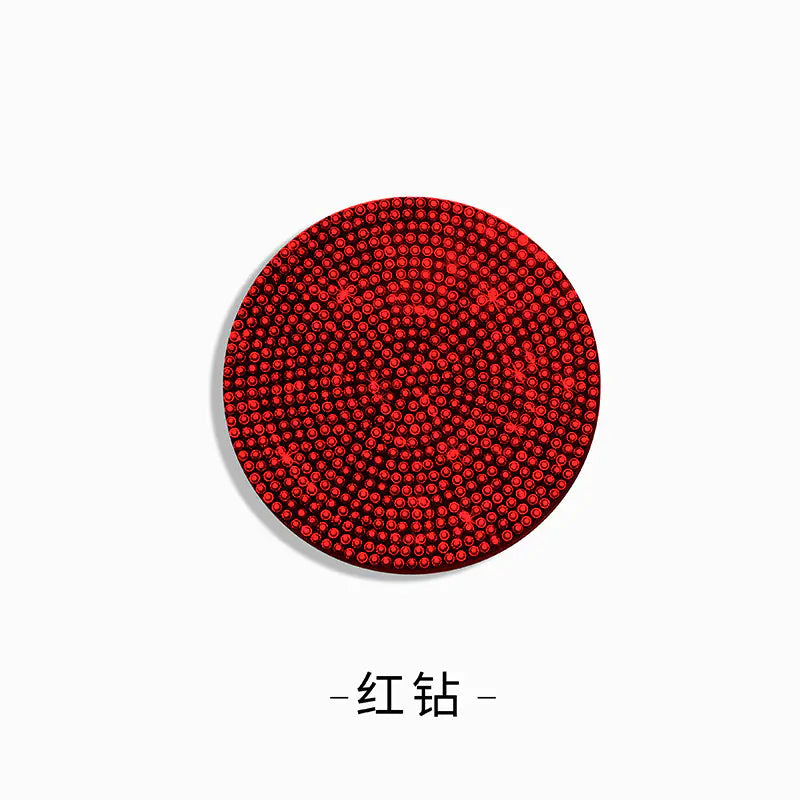 Diamond Car Cup Holder Mat with Soft Silicone Design