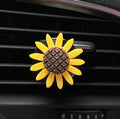 Sunflower Car Vent Air Freshener Clip