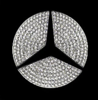 Crystal Emblem Badge for Mercedes and Other Cars (One)