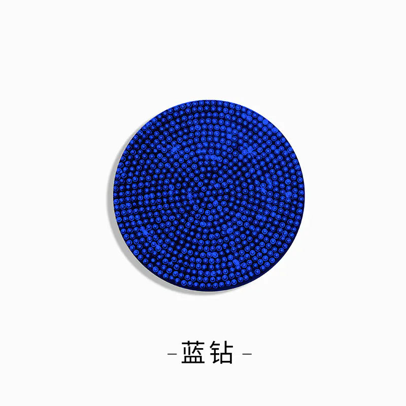 Diamond Car Cup Holder Mat with Soft Silicone Design